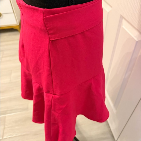 Zara Vibrant Red Mini Skirt - Picture 3 of 6